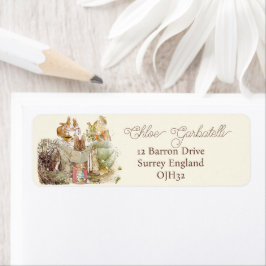 Peter Rabbit Beatrix Potter Collage  Kunst Etiket