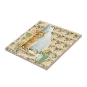 Peter Rabbit Beatrix Potter Doorway Ceramic Tile Tegeltje (Zijkant)