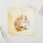 Peter Rabbit Beatrix Potter Kaart (Voorkant / Achterkant in situ)