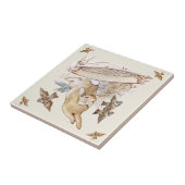 Peter Rabbit Beatrix Potter McGregor Ceramic Tile Tegeltje (Zijkant)