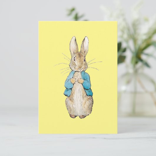 Peter Rabbit Bedankkaart (Staand voorkant)