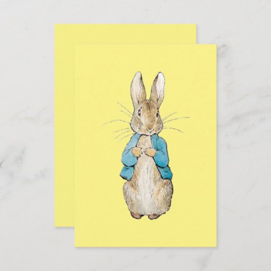 Peter Rabbit Bedankkaart (Voorkant / Achterkant)