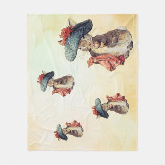 Peter Rabbit (Benjamin) Fleece Deken (Voorkant)