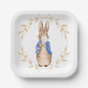 Peter Rabbit Bgloeit White Gum Papieren Bordje