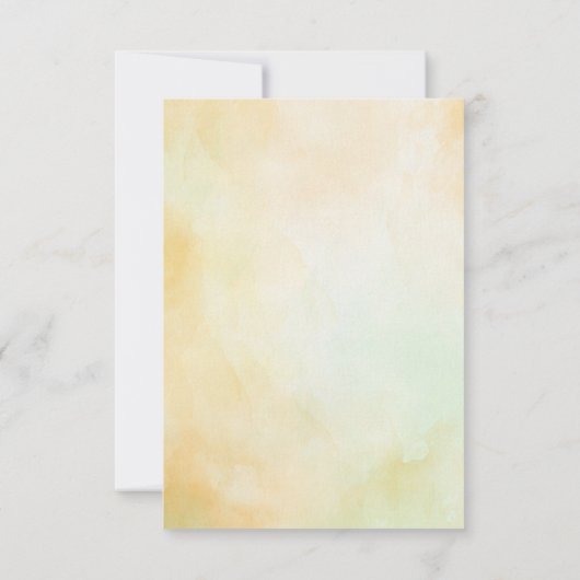 Peter Rabbit (biggen) Weefselpapier Bedankkaart (Achterkant)