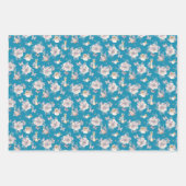 Peter Rabbit | Blauwe tuin Inpakpapier Vel (Voorkant)