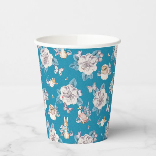 Peter Rabbit | Blauwe tuin Papieren Bekers (Links)