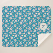 Peter Rabbit | Blauwe tuin Sherpa Deken (Voorkant (horizontaal))