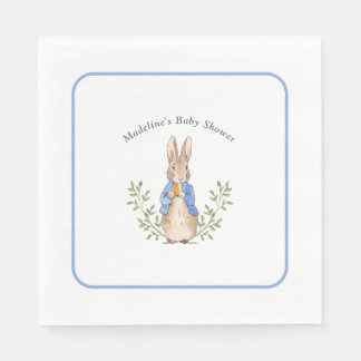 Peter Rabbit Blue  Baby shower Servet