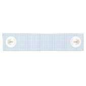 Peter Rabbit Blue Gingham Douche Tafelloper (Horizontaal)