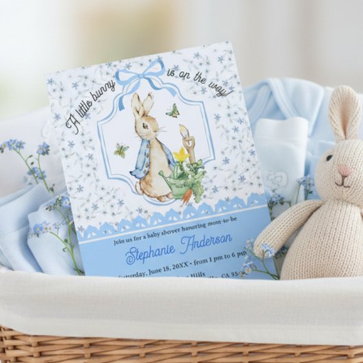 Peter Rabbit Blue Wildflowers Books for Baby and Kaart