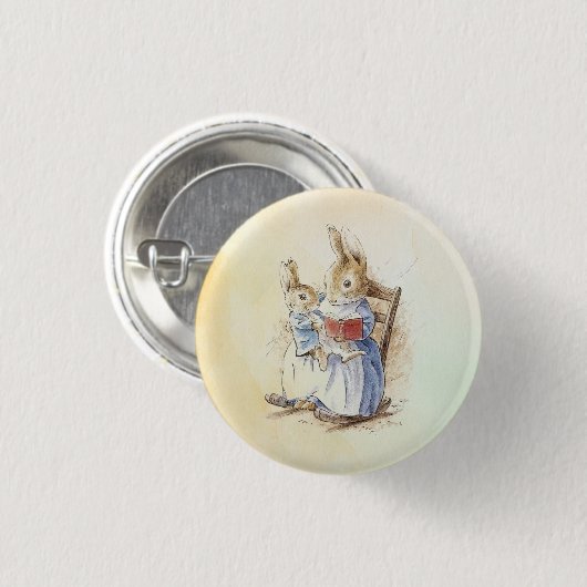 Peter Rabbit (boek) Ronde Button 3,2 Cm (Voorkant /achterkant)