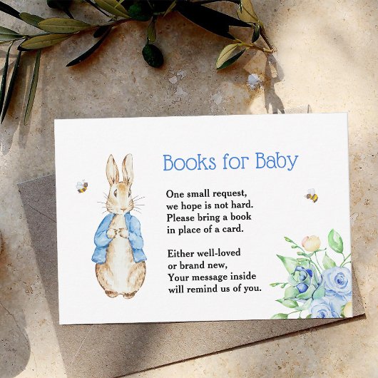 Peter Rabbit Books for Baby card RSVP Kaartje