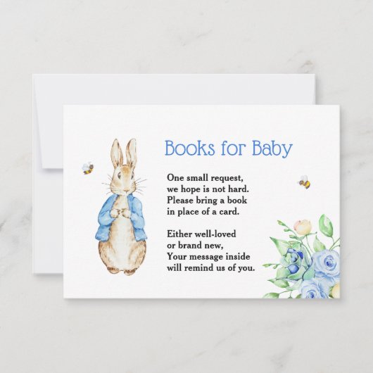 Peter Rabbit Books for Baby card RSVP Kaartje (Voorkant)