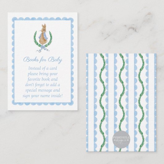 Peter Rabbit Books for Baby Enclosure Kaarten (Voorkant / Achterkant)