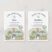 Peter Rabbit Boy Eerste Verjaardag Party Kool Kaart