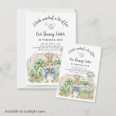 Peter Rabbit Boy Eerste Verjaardag Party Kool Kaart