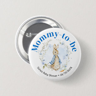 Peter Rabbit Boy "Mama to Be" Button