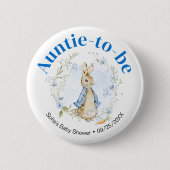 Peter Rabbit Boy "Tante-to-Be" Button (Voorkant)