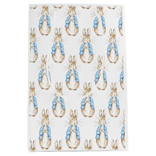 Peter Rabbit Bunny Blue Baby shower Medium Cadeauzakje