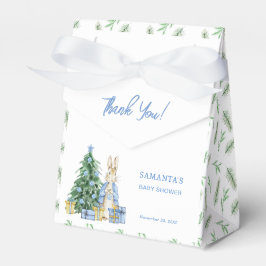 Peter Rabbit Christmas Baby shower Dank u Bedankdoosjes
