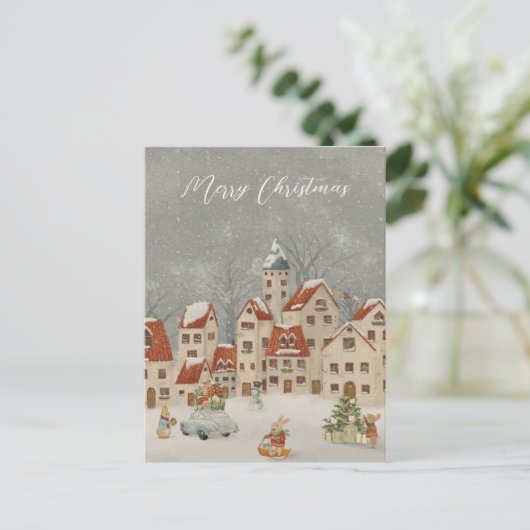 Peter Rabbit Christmas Briefkaart (Staand voorkant)