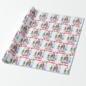 Peter Rabbit Christmas gepersonaliseerd Cadeaupapier (Uitgerold)