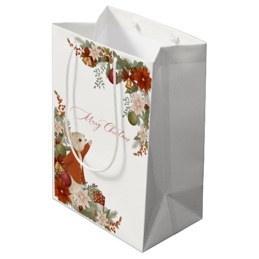 Peter Rabbit Christmas Medium Cadeauzakje (Achterkant Gekanteld)