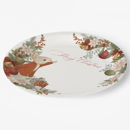 Peter Rabbit Christmas Papieren Bordje (Gekanteld)