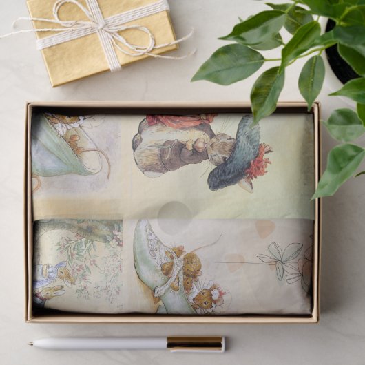 Peter Rabbit (collectie)-weefselpapier Tissuepapier (Geschenk)