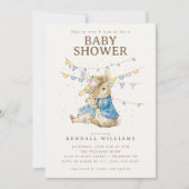 Peter Rabbit | Confetti-Baby shower Kaart (Voorkant)