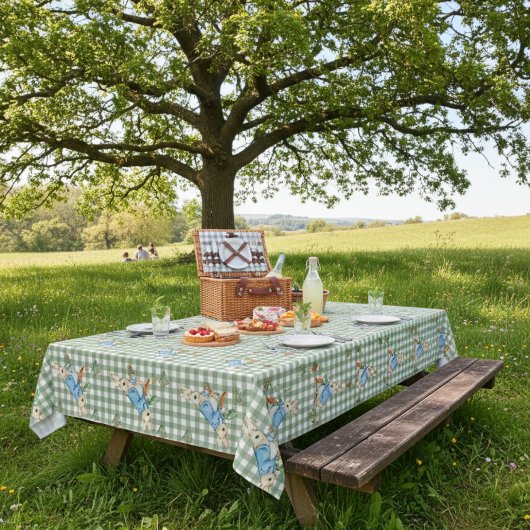 Peter Rabbit Cotton Spring Bunny Garden Design Tafelkleed