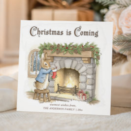 Peter Rabbit Cozy Christmas Feestdagenkaart