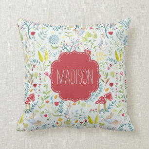 Peter Rabbit   Doorverwezen Waterverf patroon Kussen