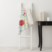 Peter Rabbit | Doorverwezen Waterverf patroon Sherpa Deken (In situ)