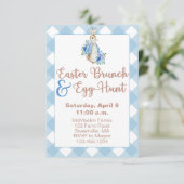 Peter Rabbit Easter Brunch & Egg Hunt Invitation Kaart (Staand voorkant)