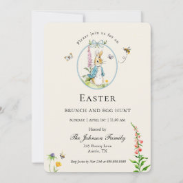  Peter Rabbit Easter brunch Uitnodiging