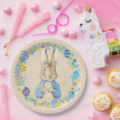 Peter Rabbit Easter Floral Papieren Bordje (Feest)