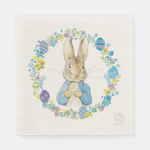Peter Rabbit Easter Floral Servet (Voorkant)