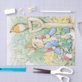 "Peter Rabbit Eats a Carrot" door Beatrix Potter Tissuepapier (Craft)