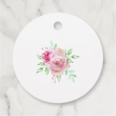 Peter Rabbit | Eerste verjaardag Bedankt Bedankjes Labels (Achterkant)