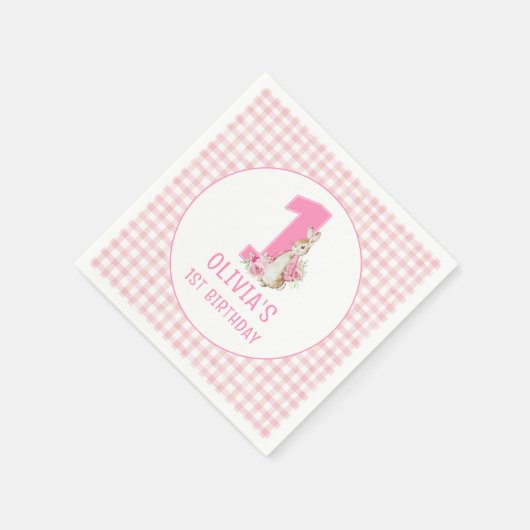 Peter Rabbit | Eerste verjaardag Servet (Hoek)