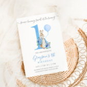 Peter Rabbit Eerste Verjaardag Uitnodiging