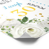 Peter Rabbit Eerste Verjaardagsfeestje Milestone P Poster (Hoek)