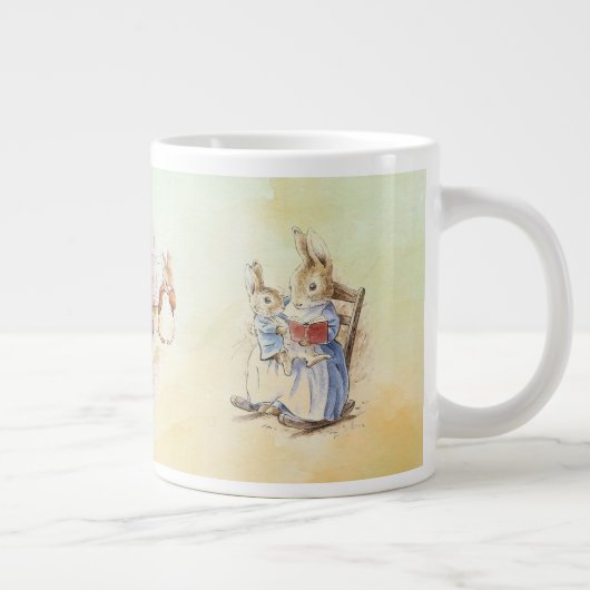Peter Rabbit en Beniamin Bunny Grote Koffiekop (Rechts)