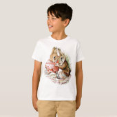 Peter Rabbit en Benjamin Bunny plannen hun inval T-shirt (Voorkant volledig)