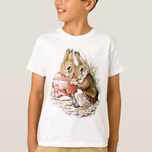 Peter Rabbit en Benjamin Bunny plannen hun inval T-shirt