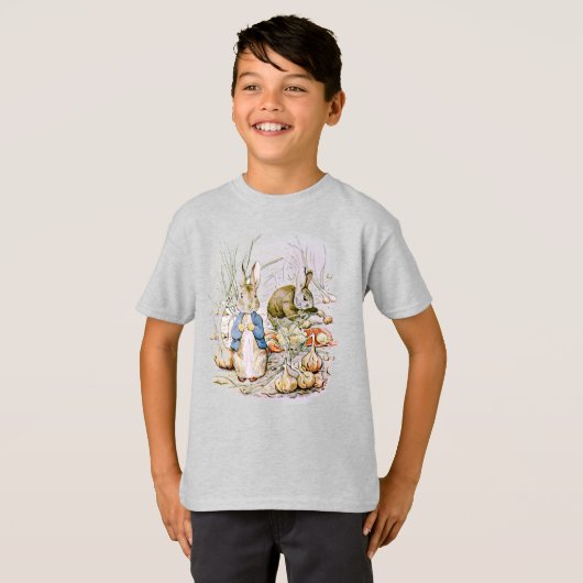Peter Rabbit en Benjamin Bunny T-Shirt (Voorkant volledig)