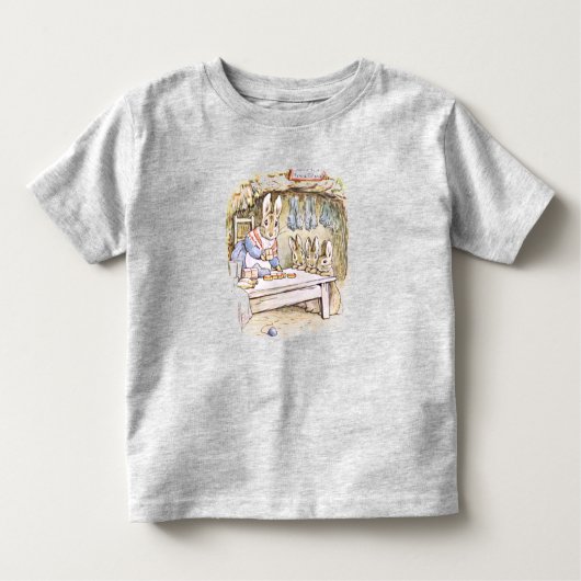 Peter Rabbit en Benjamin Bunny Toddler T-shirt (Voorkant)