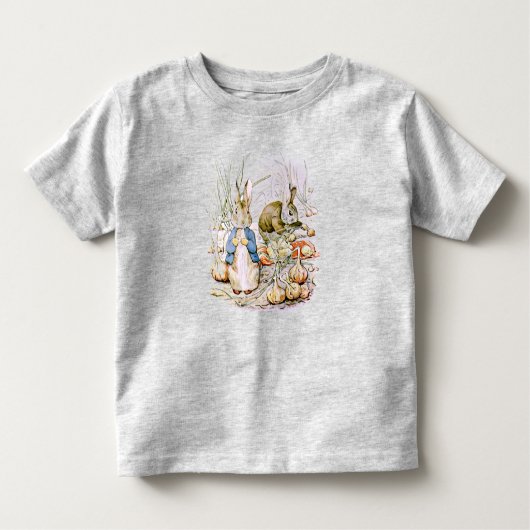 Peter Rabbit en Benjamin Bunny Toddler T-shirt (Voorkant)